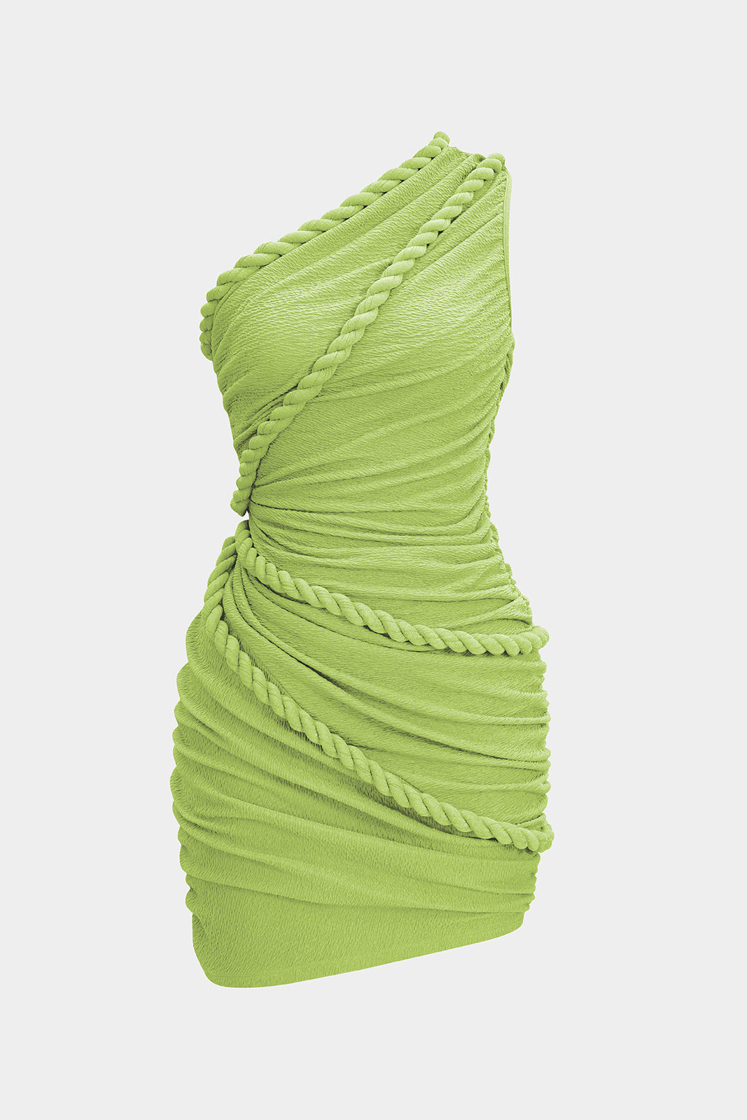 Amelia — Vestido Mini Asimétrico Drapeado