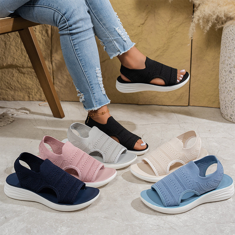 Amanda — Sandalias Plataforma Transpirable