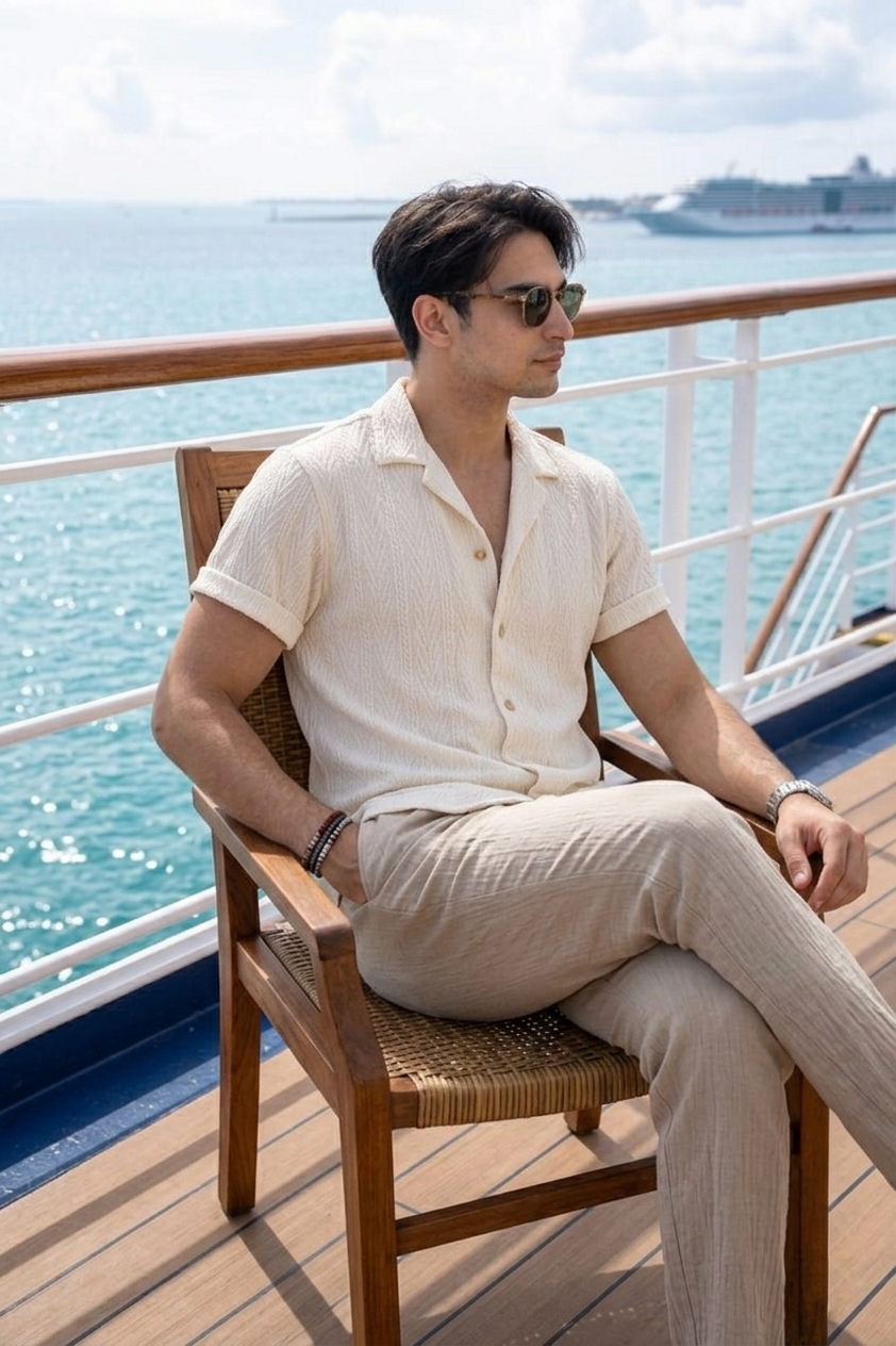Rodrigo — Conjunto Camisa y Pantalón Textura Trenzada