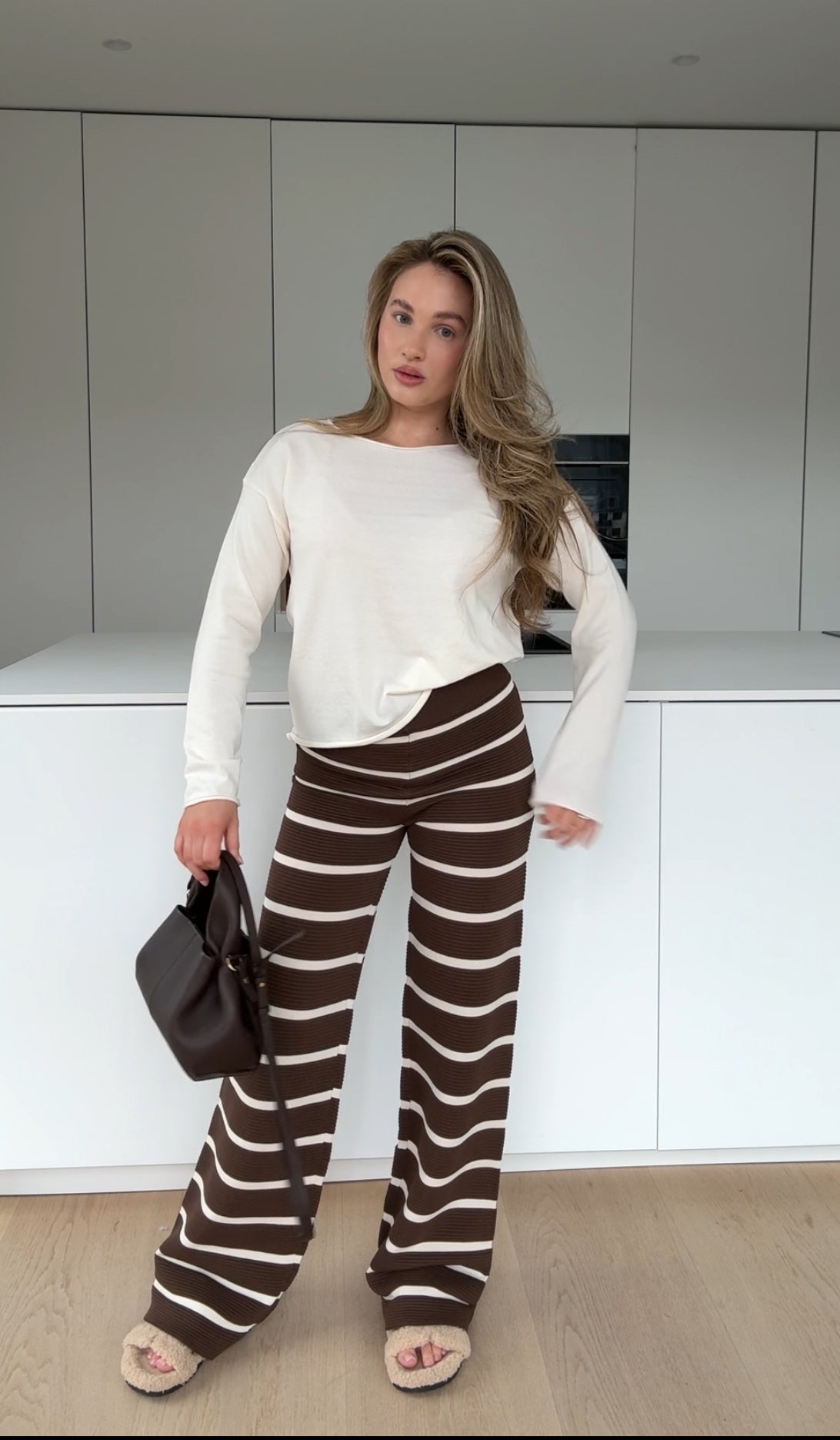 Beatriz — Pantalón Rayas Wide Leg