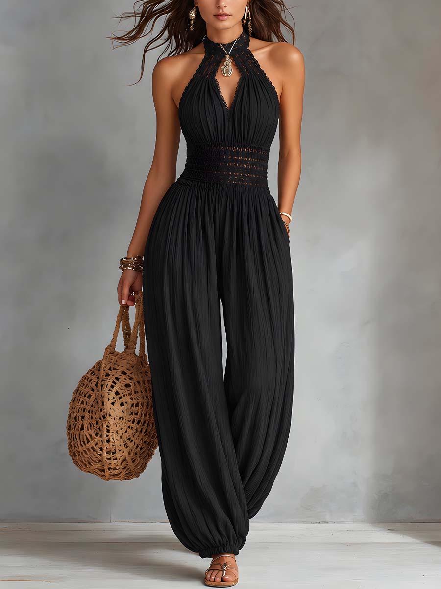 Sofía — Mono Halter Encaje Boho