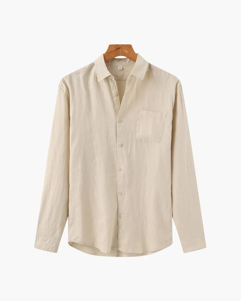 Adrián — Camisa Old Money Manga Larga