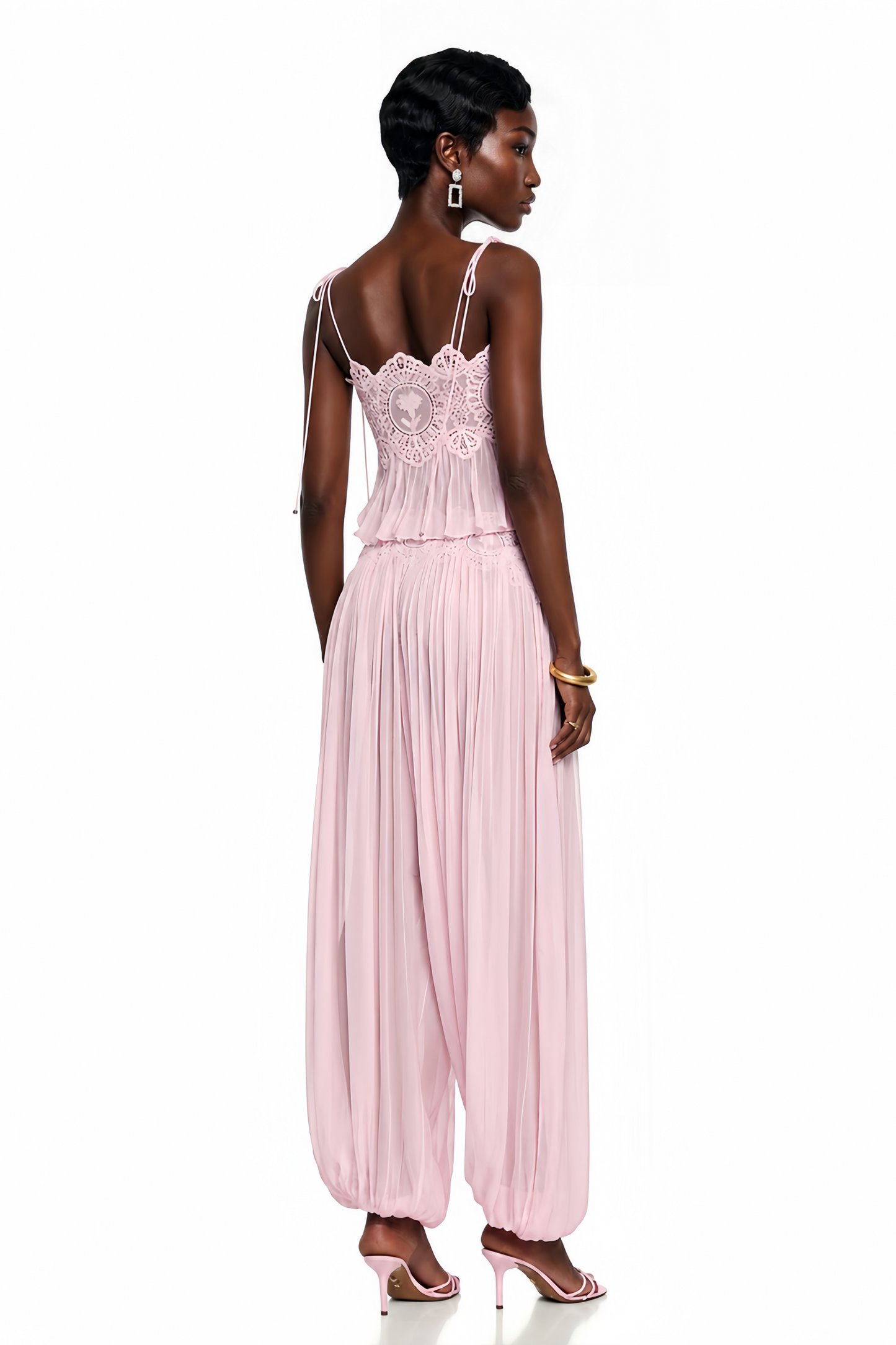 Kamila — Conjunto Top Volante y Pantalón Palazzo