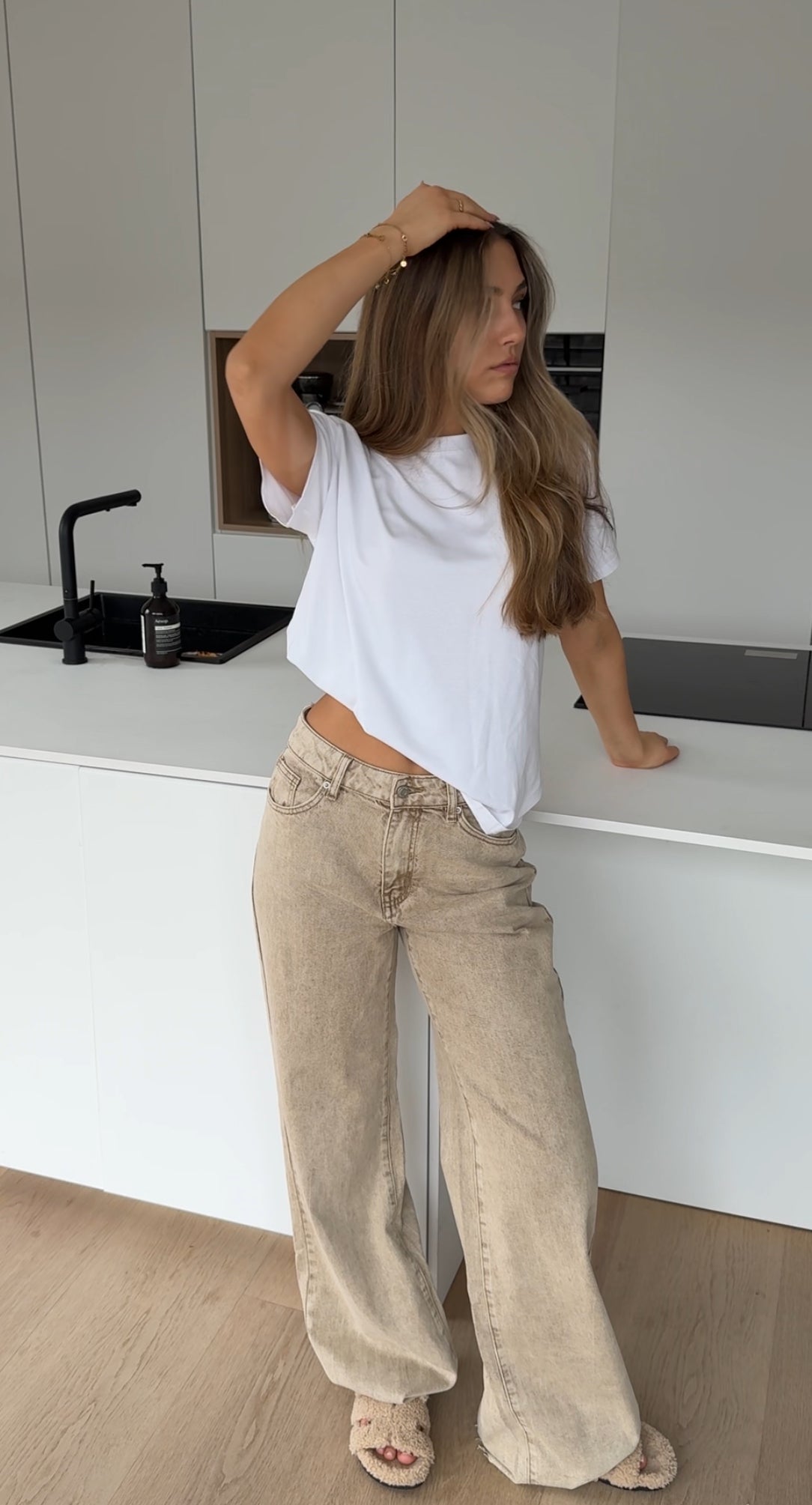 Andrea — Vaquero Wide Leg Caramelo