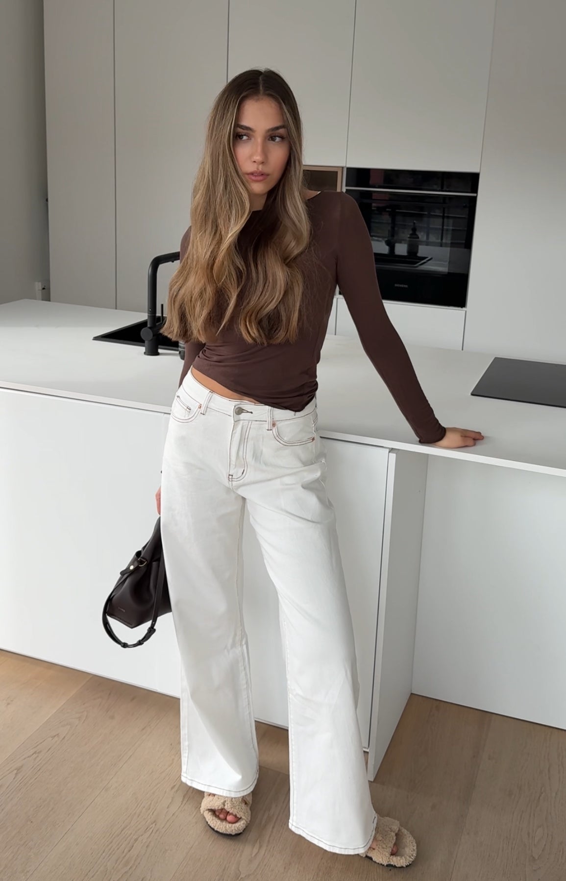 Olivia — Vaquero Wide Leg Blanco