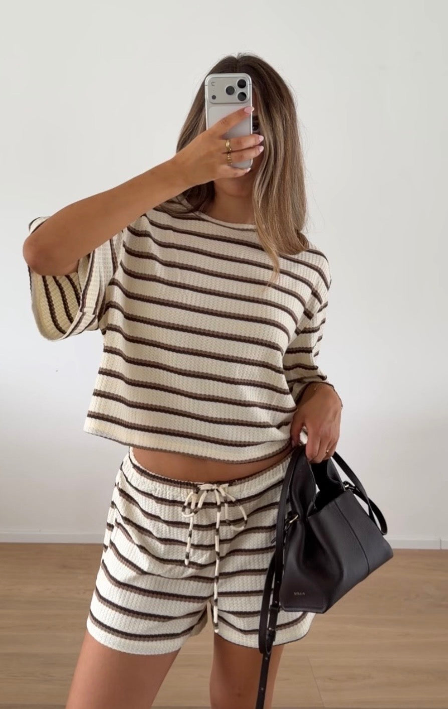 Inés — Conjunto Camiseta y Short Rayas