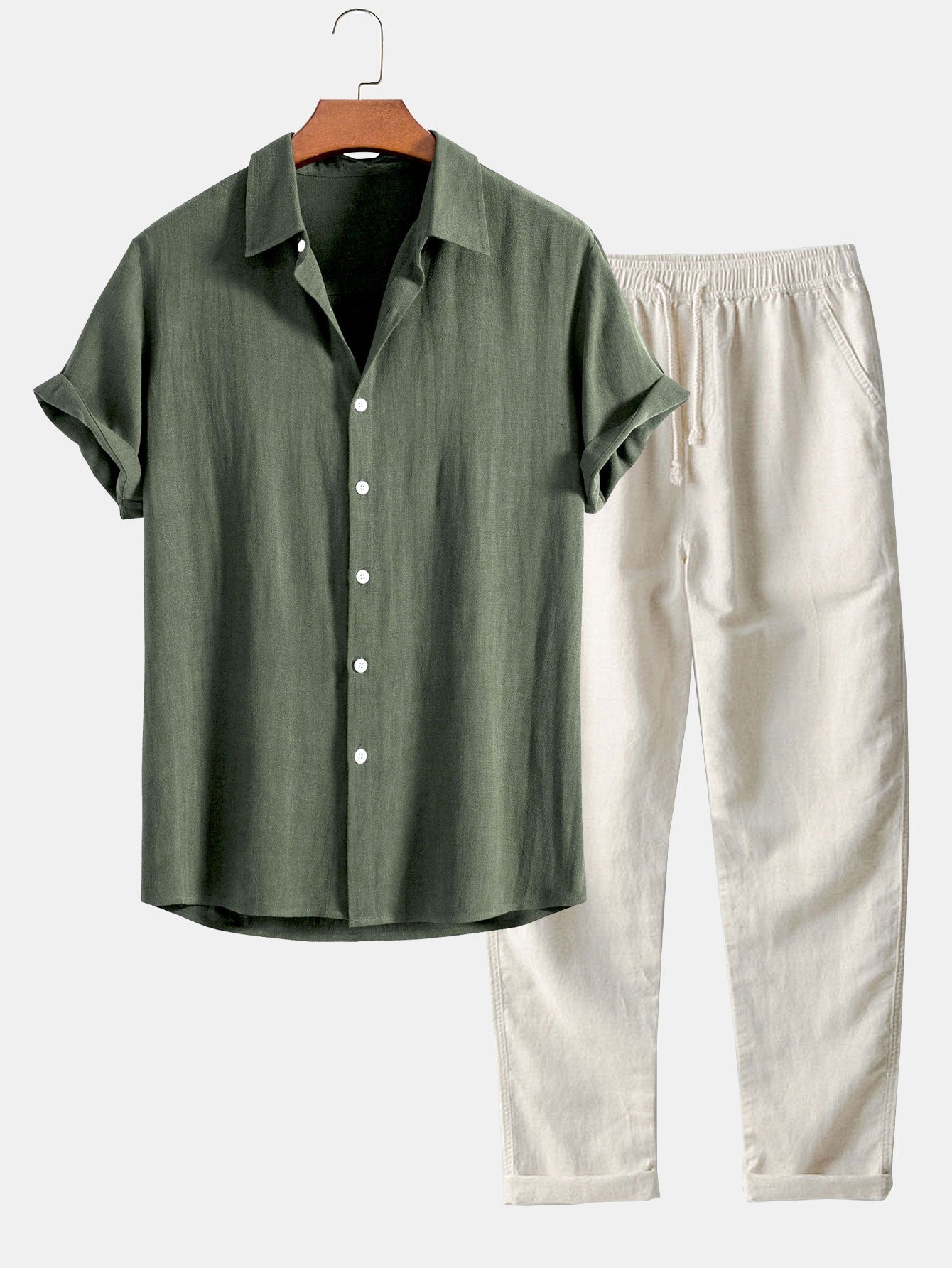 Óscar — Conjunto Camisa y Pantalón Fluido