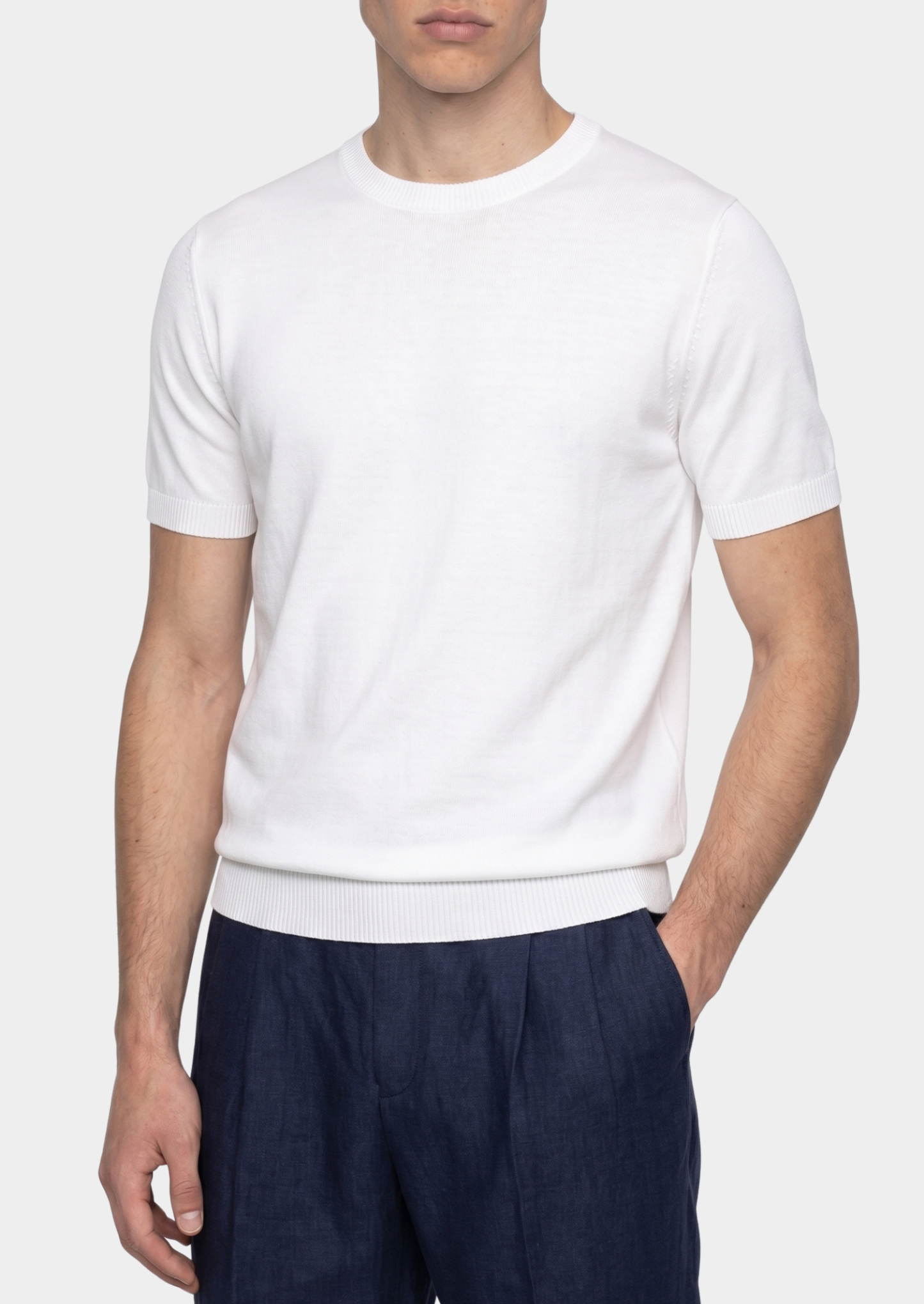 Diego — Camiseta Punto Cuello Redondo