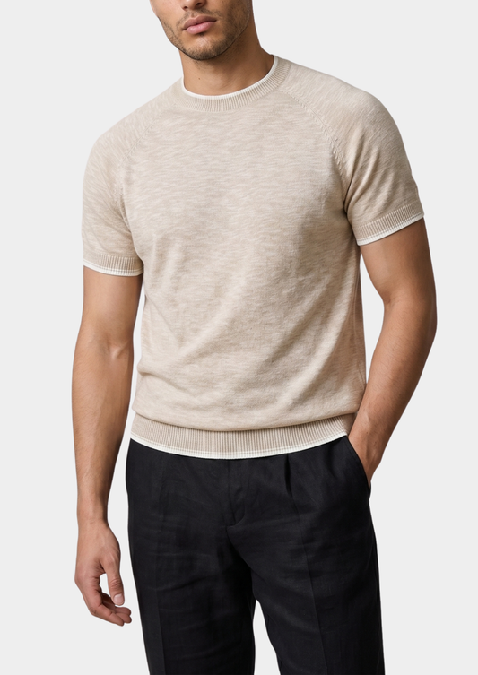 Álex — Camiseta Punto Ribete Contraste