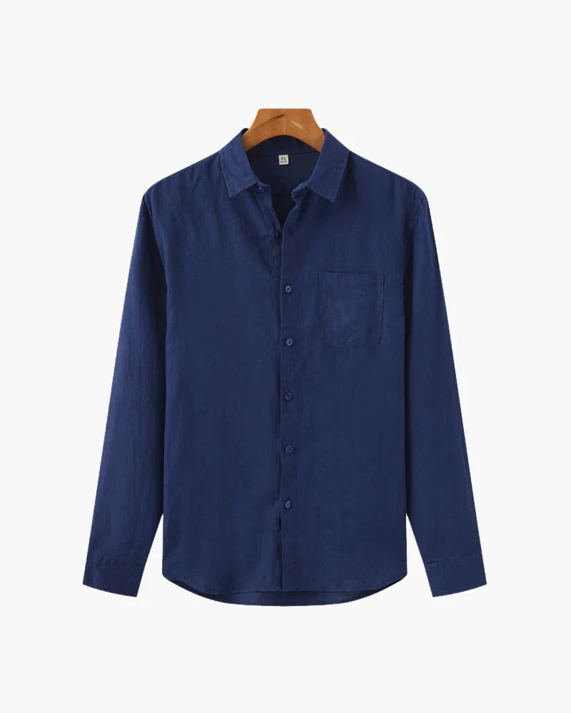 Adrián — Camisa Old Money Manga Larga