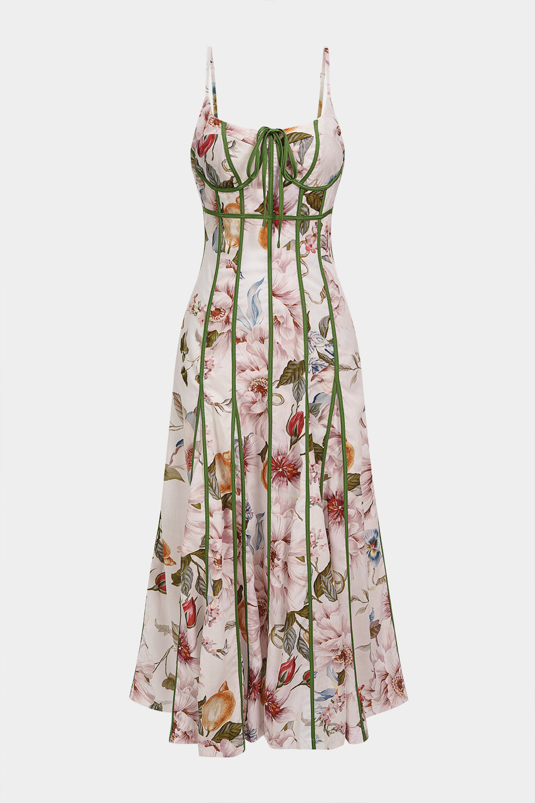 Lea — Vestido Corsé Estampado Floral