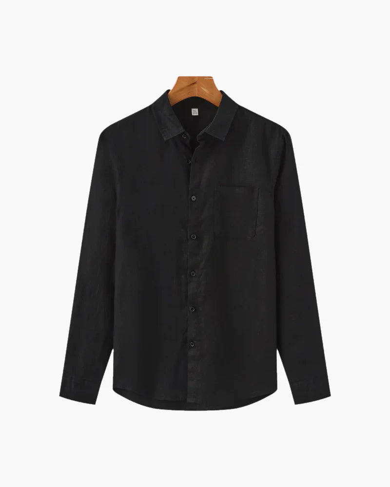 Adrián — Camisa Old Money Manga Larga