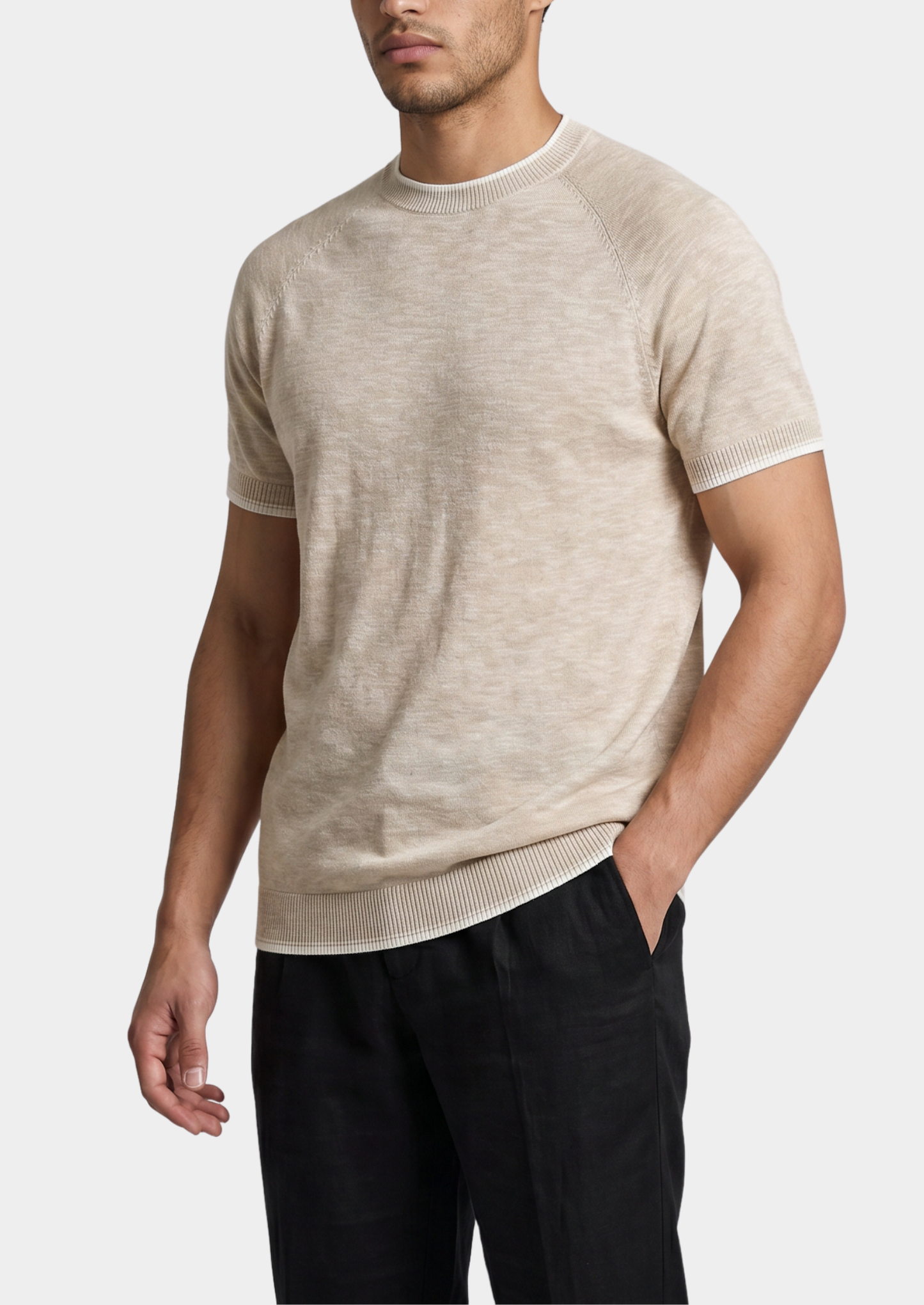 Álex — Camiseta Punto Ribete Contraste