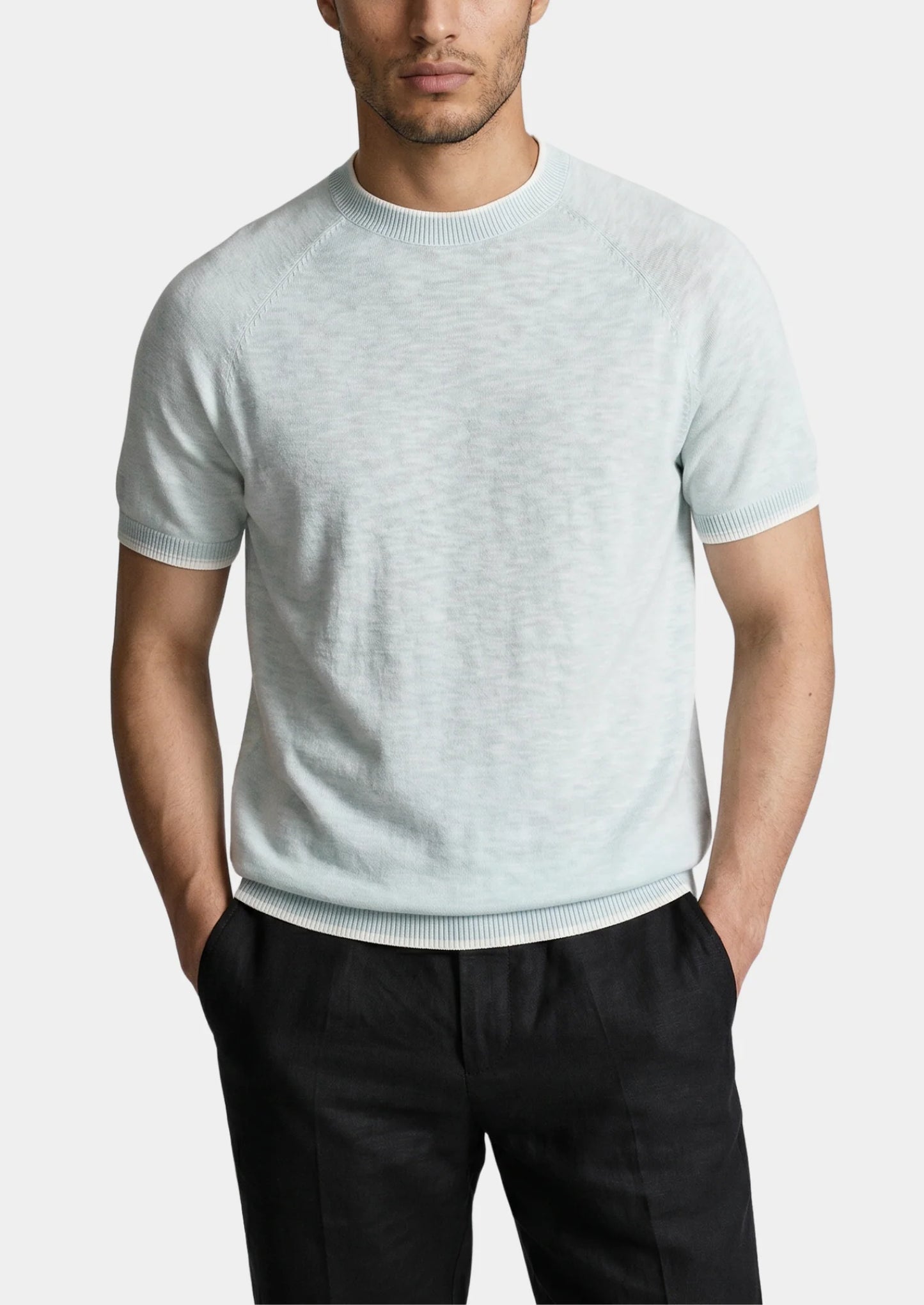 Álex — Camiseta Punto Ribete Contraste