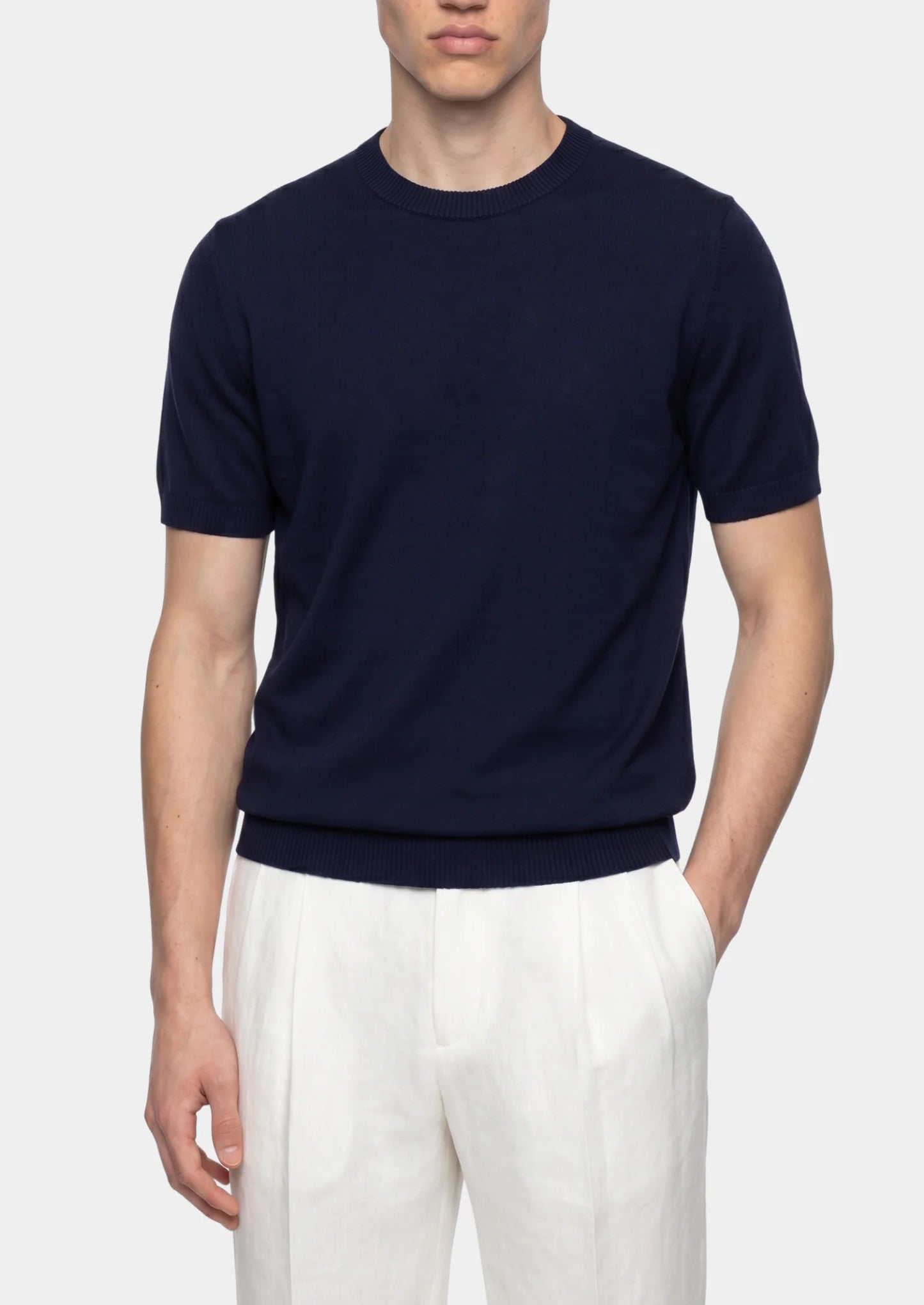 Diego — Camiseta Punto Cuello Redondo