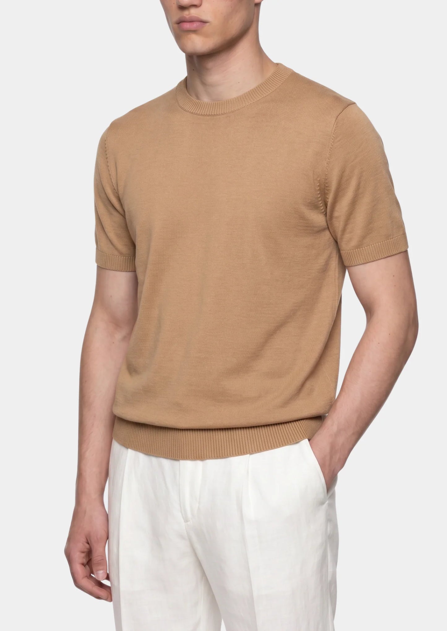 Diego — Camiseta Punto Cuello Redondo