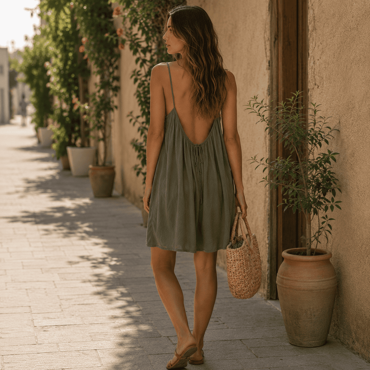 Nora — Vestido Maxi Tirantes Holgado