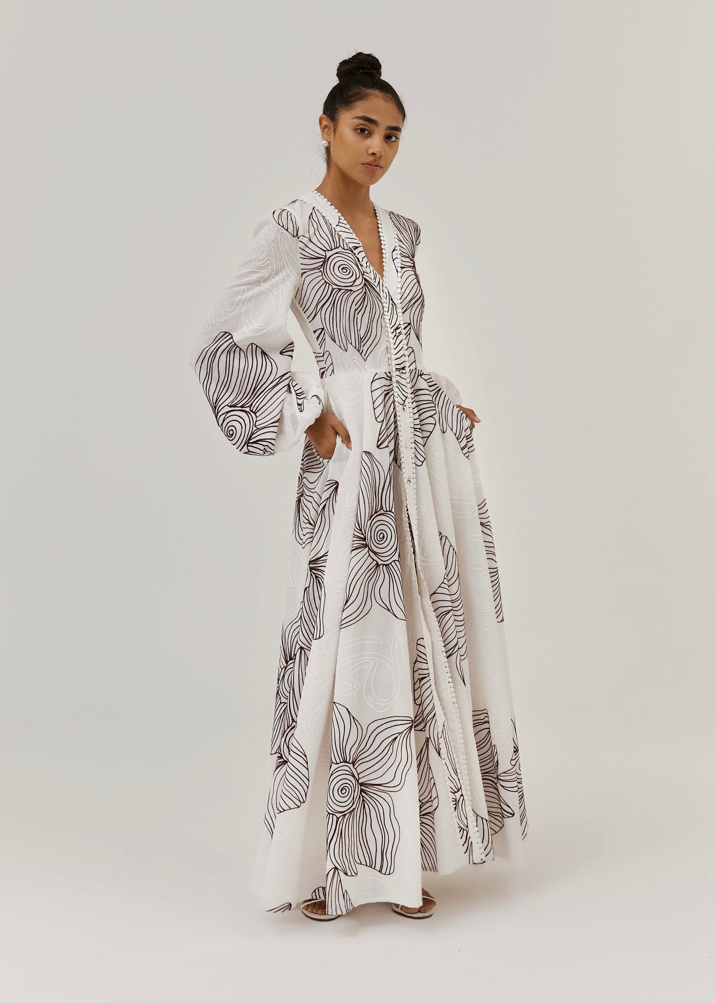 Valentina — Vestido Corsé Estampado Floral