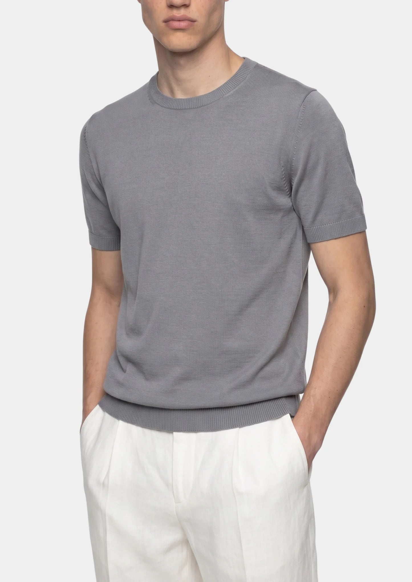 Diego — Camiseta Punto Cuello Redondo