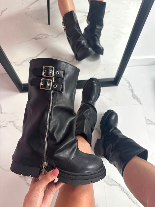 Abril — Botas Track con Cremallera