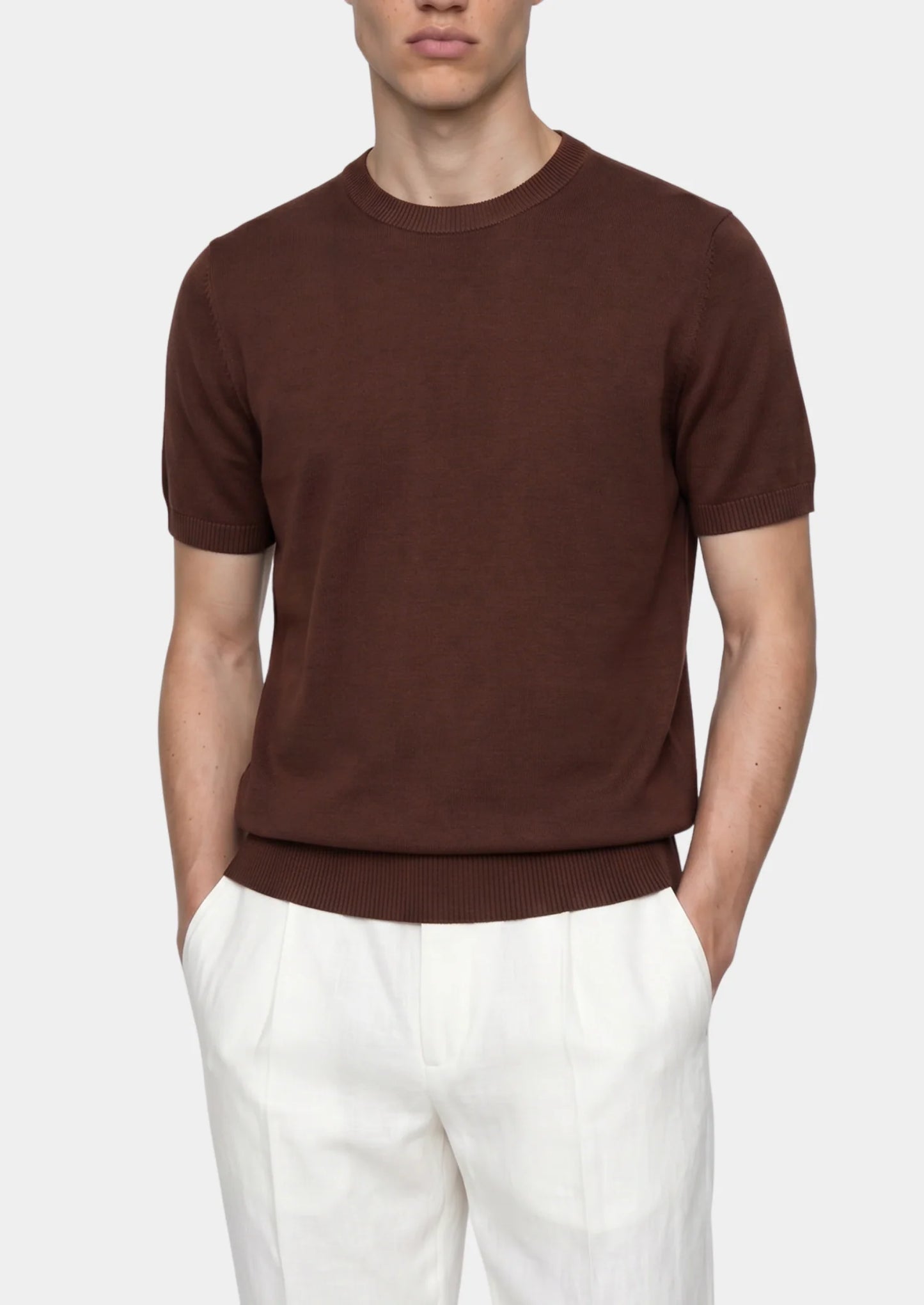 Diego — Camiseta Punto Cuello Redondo