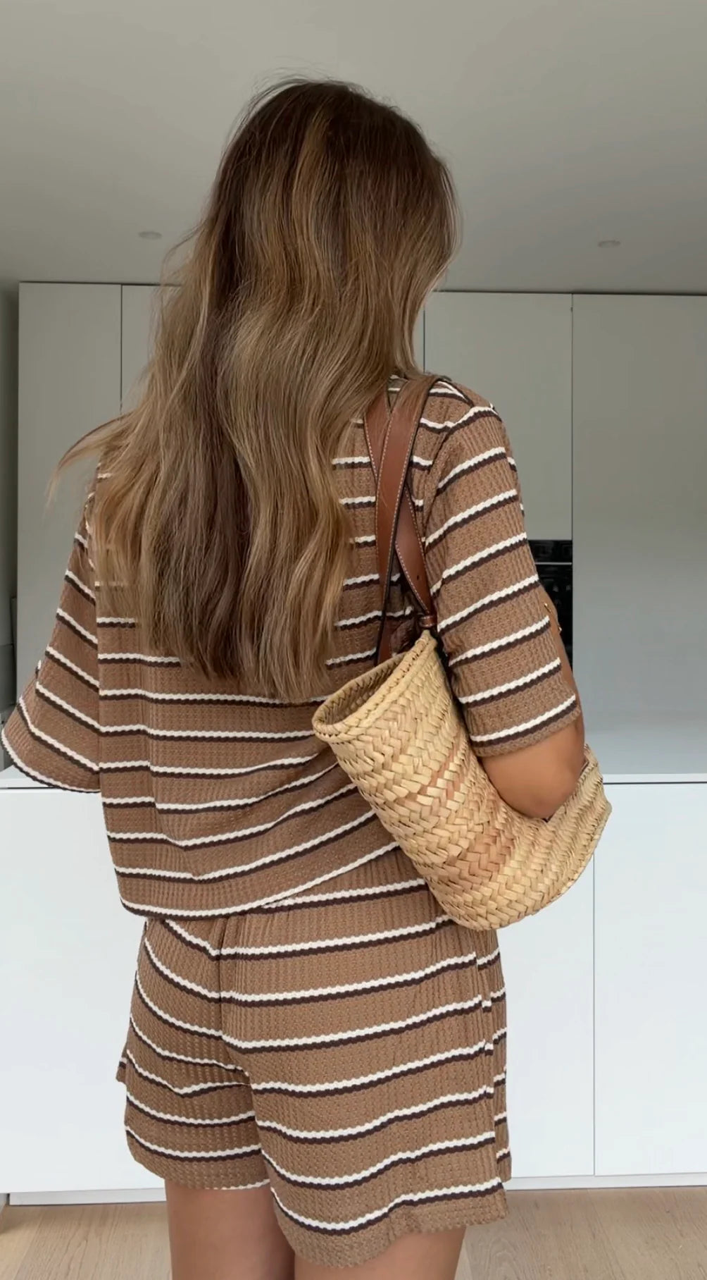 Inés — Conjunto Camiseta y Short Rayas