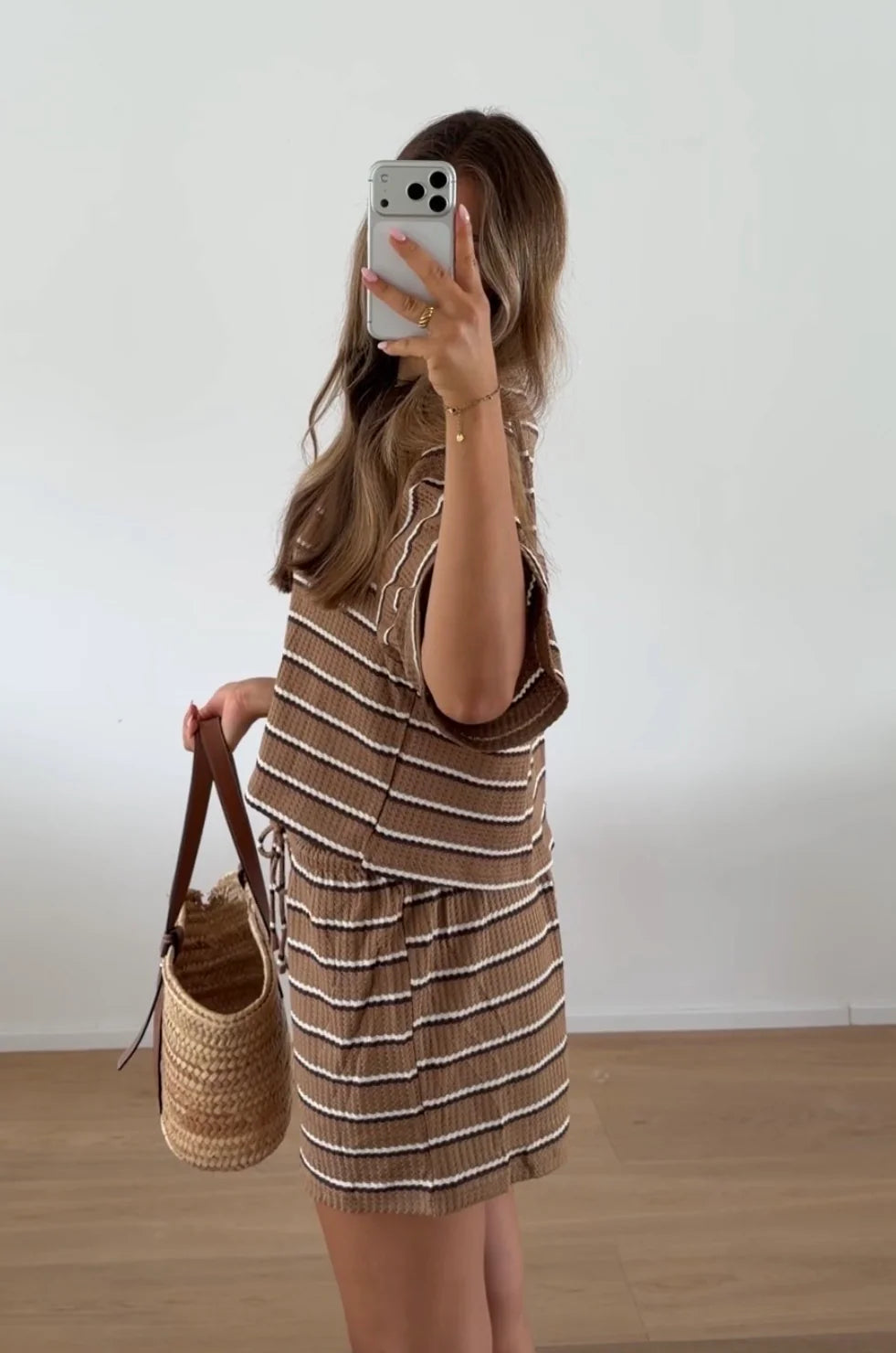 Inés — Conjunto Camiseta y Short Rayas