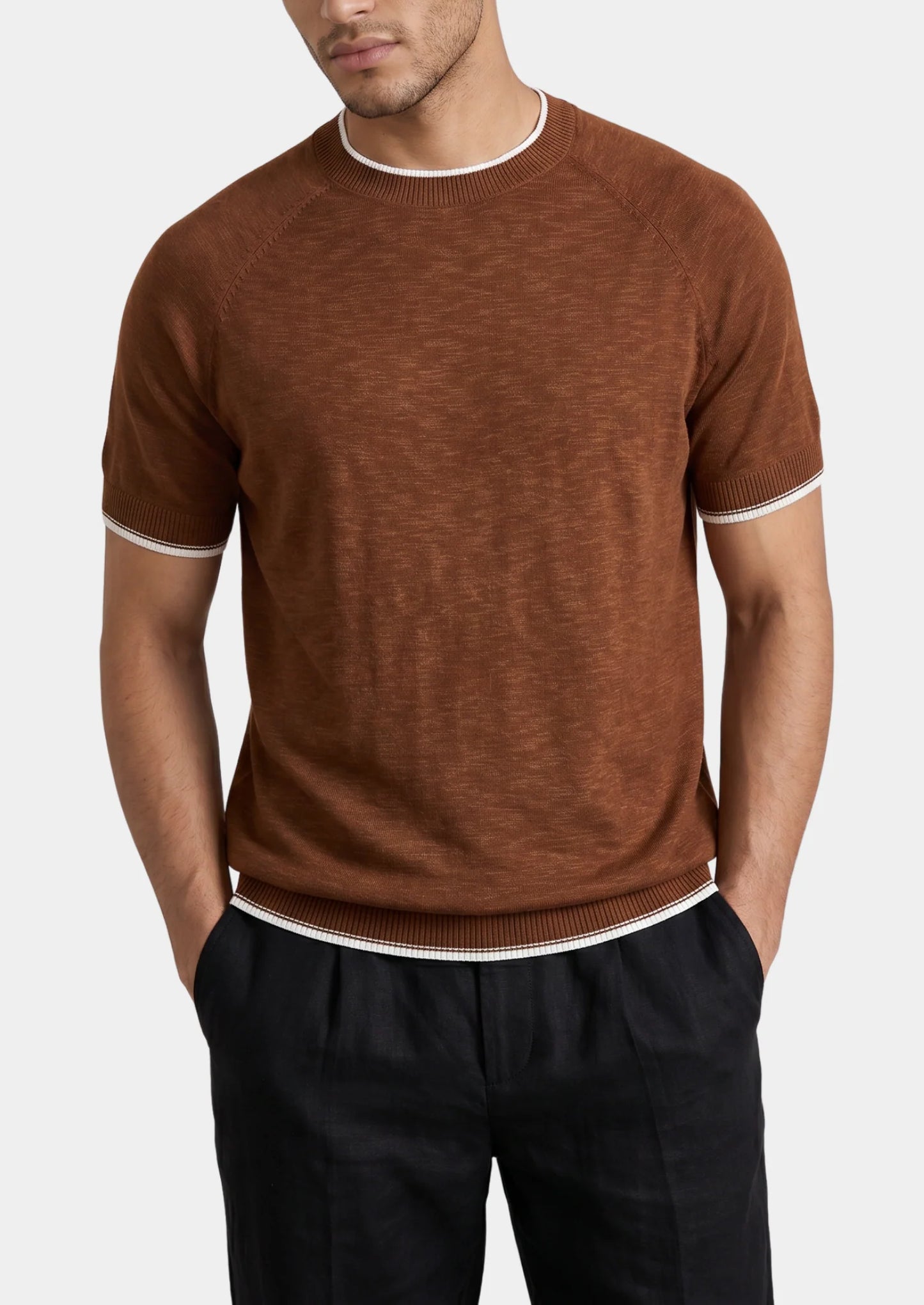 Álex — Camiseta Punto Ribete Contraste