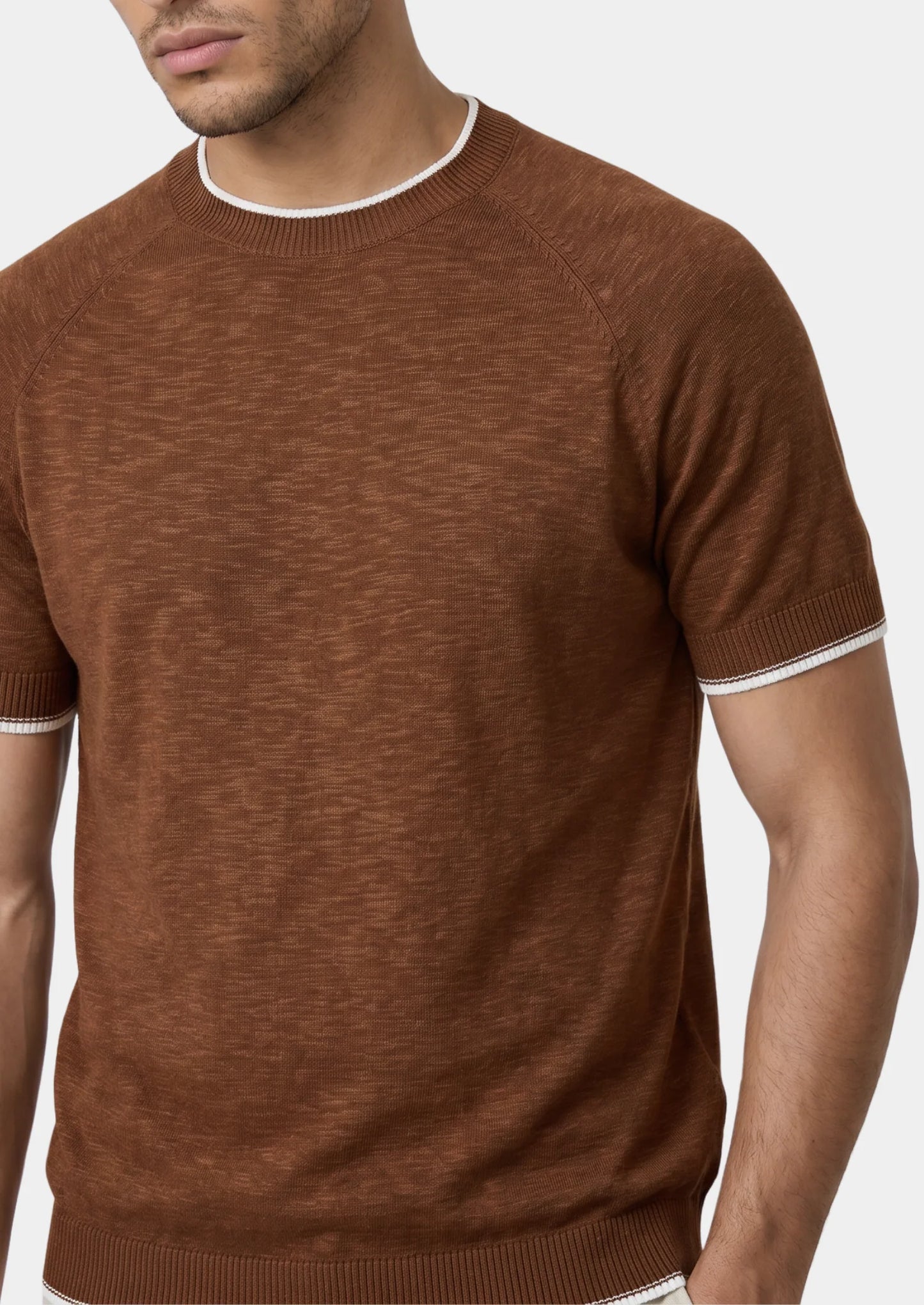 Álex — Camiseta Punto Ribete Contraste