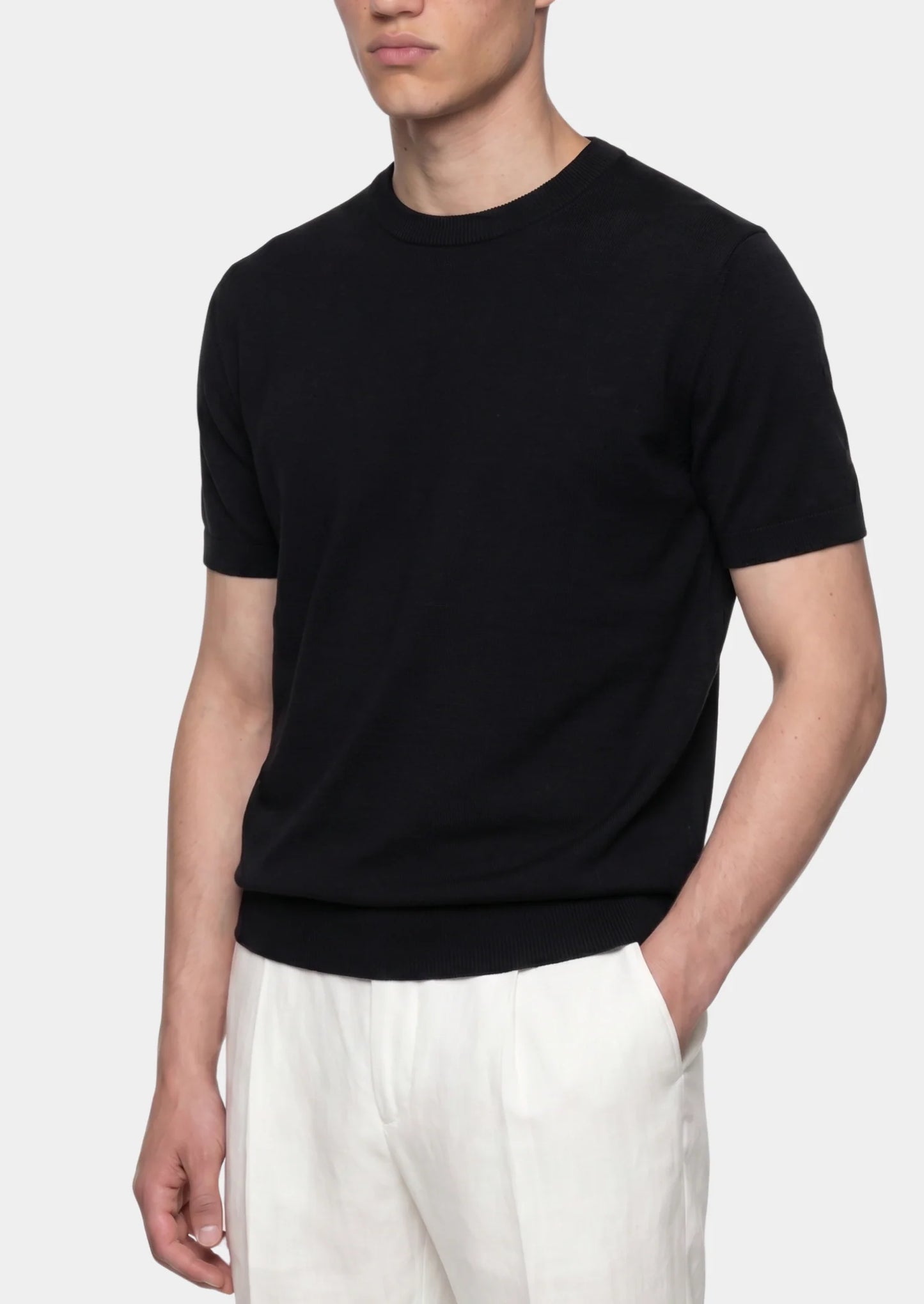 Diego — Camiseta Punto Cuello Redondo