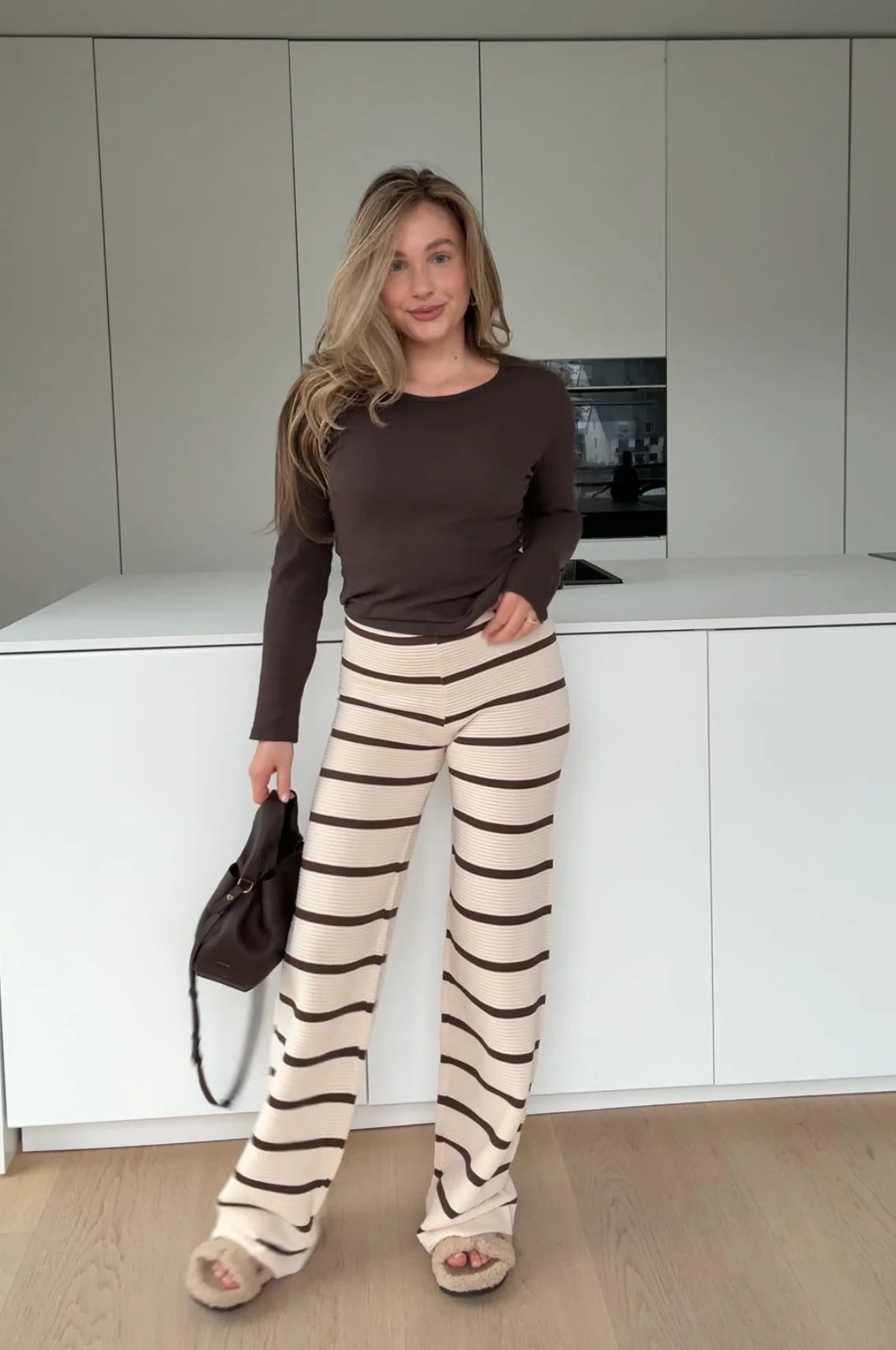 Beatriz — Pantalón Rayas Wide Leg
