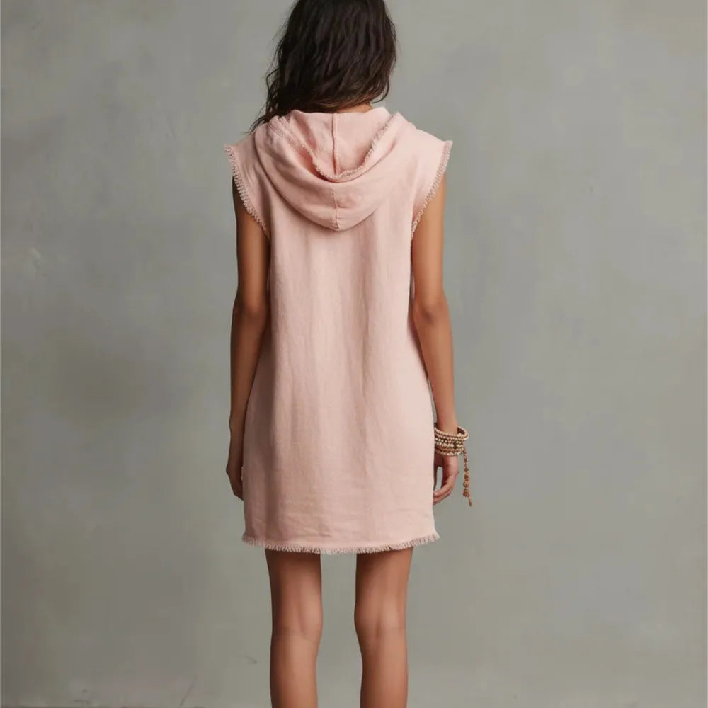 Roxy — Vestido Mini con Capucha