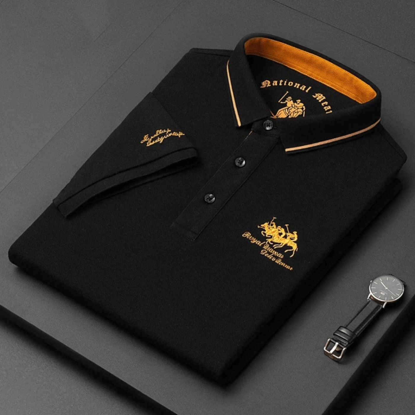 Izan — Polo Cuello Bordado