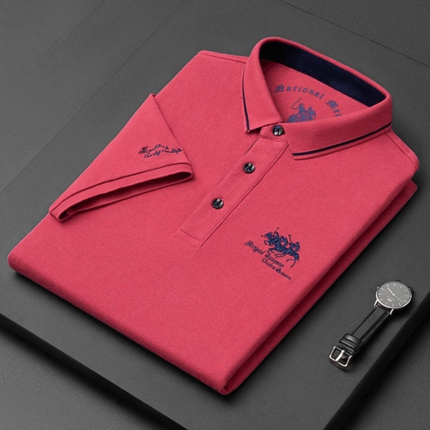 Izan — Polo Cuello Bordado