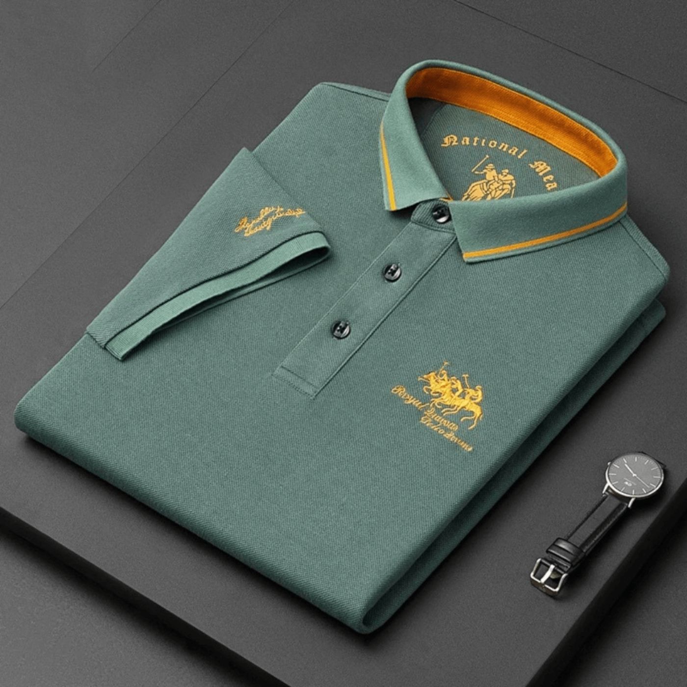 Izan — Polo Cuello Bordado