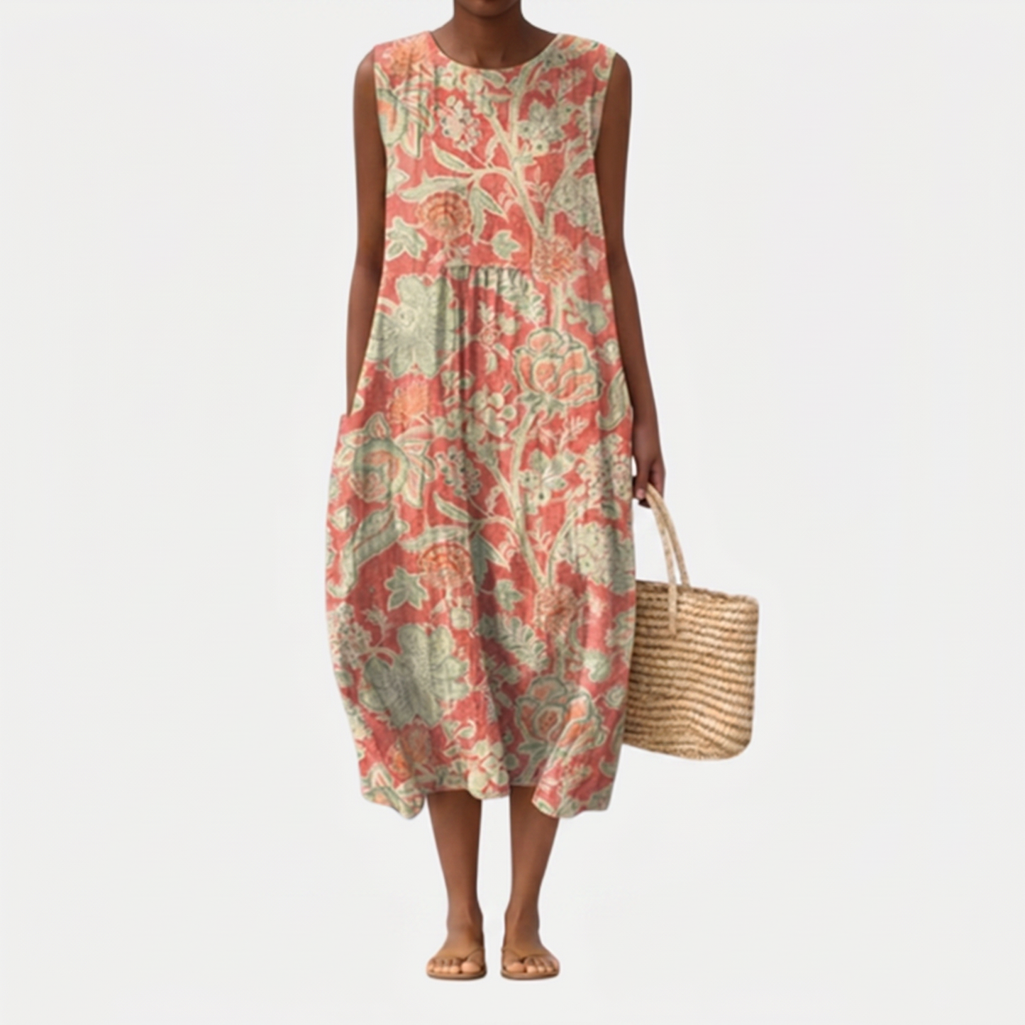 Adele — Vestido Midi Floral