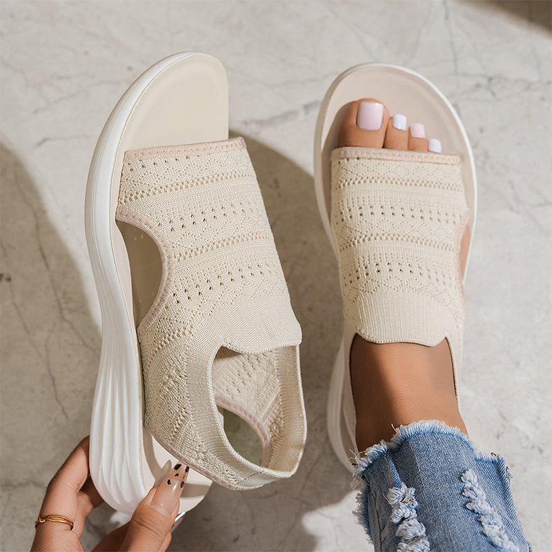 Amanda — Sandalias Plataforma Transpirable