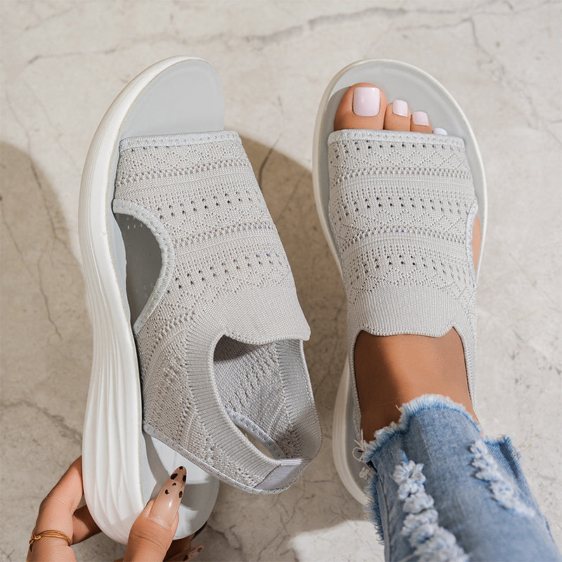 Amanda — Sandalias Plataforma Transpirable
