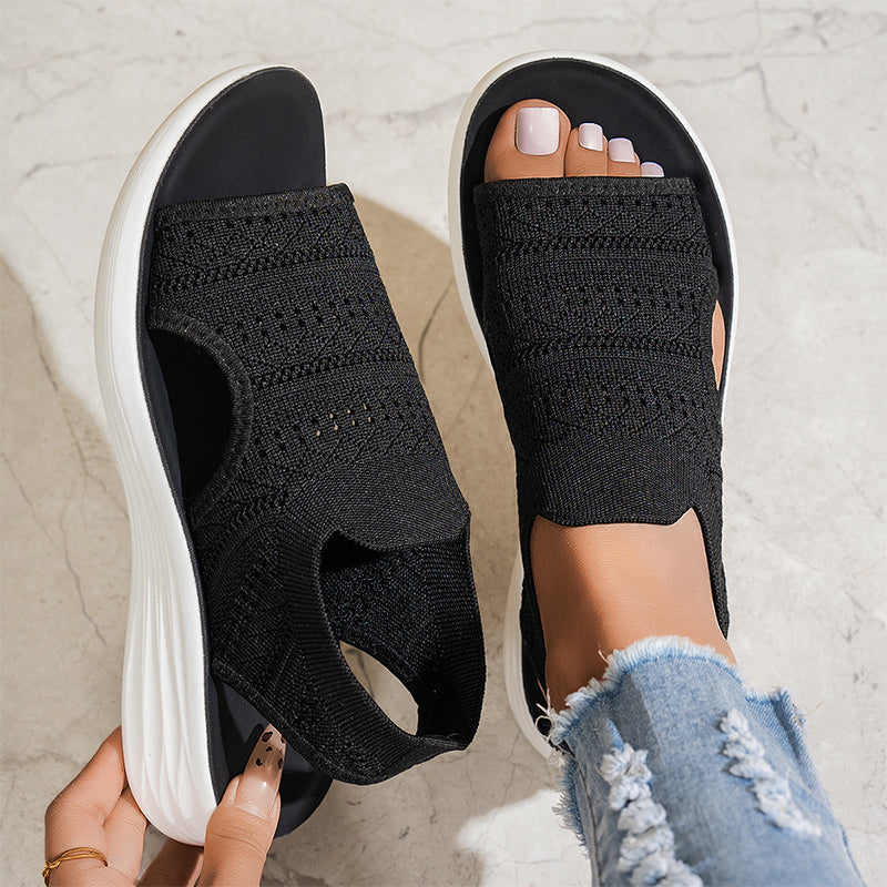 Amanda — Sandalias Plataforma Transpirable