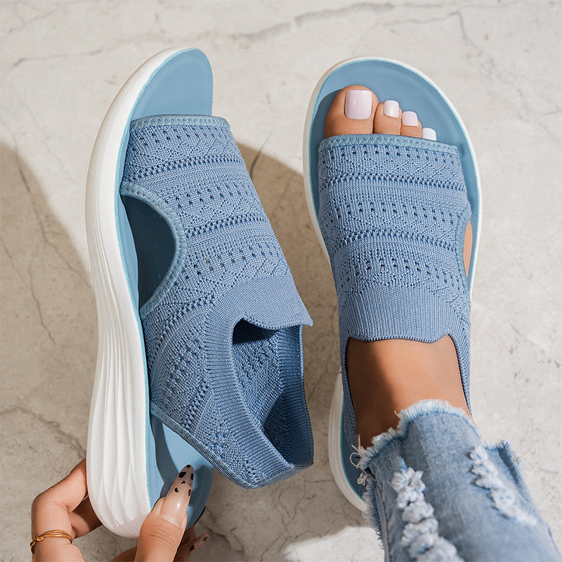 Amanda — Sandalias Plataforma Transpirable