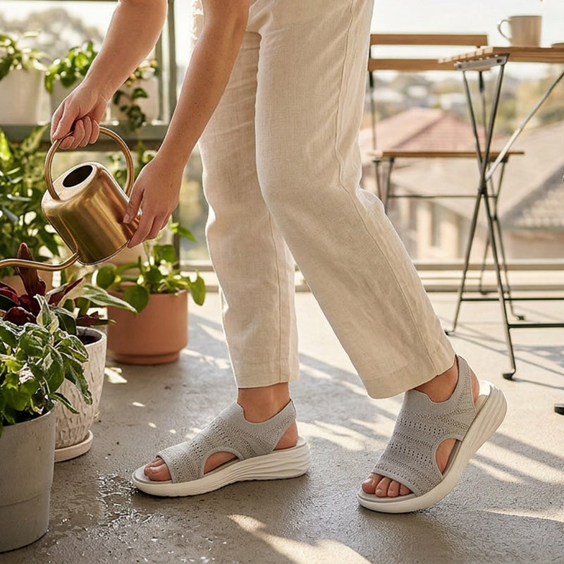 Amanda — Sandalias Plataforma Transpirable